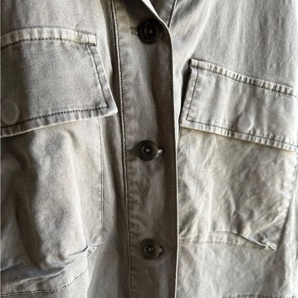 Lucky Brand Trendy Plus Size Peplum-Hem Utility Jacket Size 3X - Picture 11 of 13